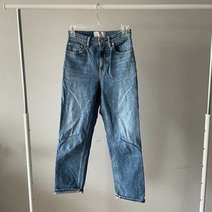 Everlane High Rise Straight Leg Size 25 Ankle